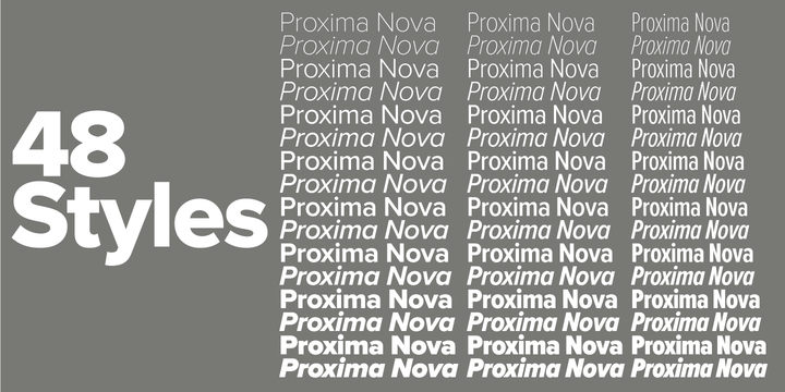 Przykładowa czcionka Proxima Nova Alt #4