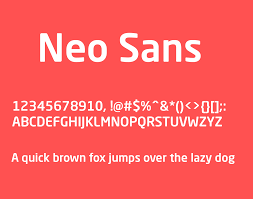 Przykładowa czcionka Neo Sans Pro #3