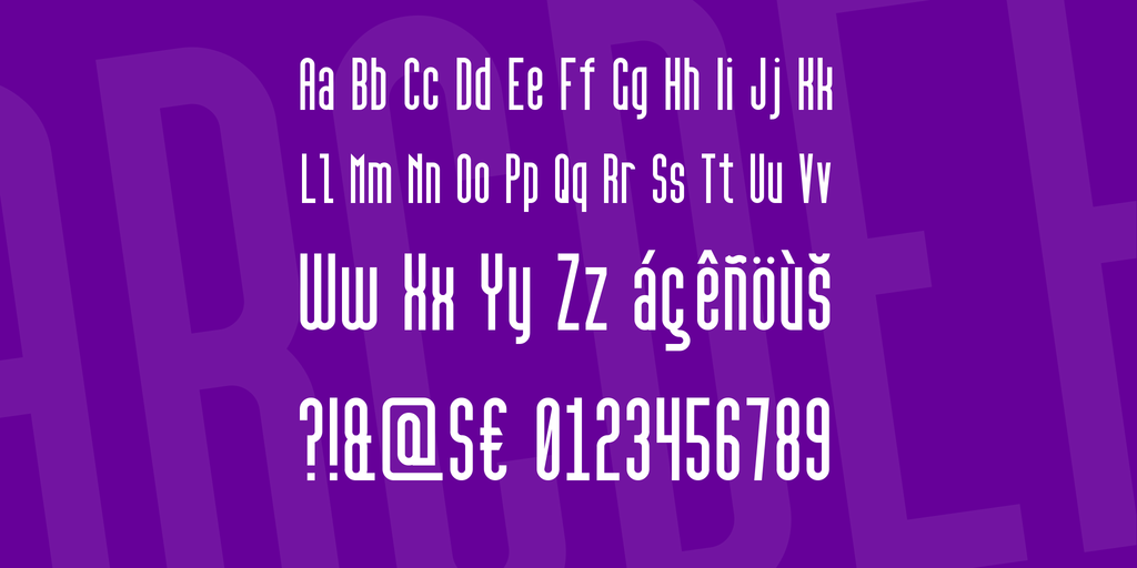 Przykładowa czcionka High Sans Serif 7 #2