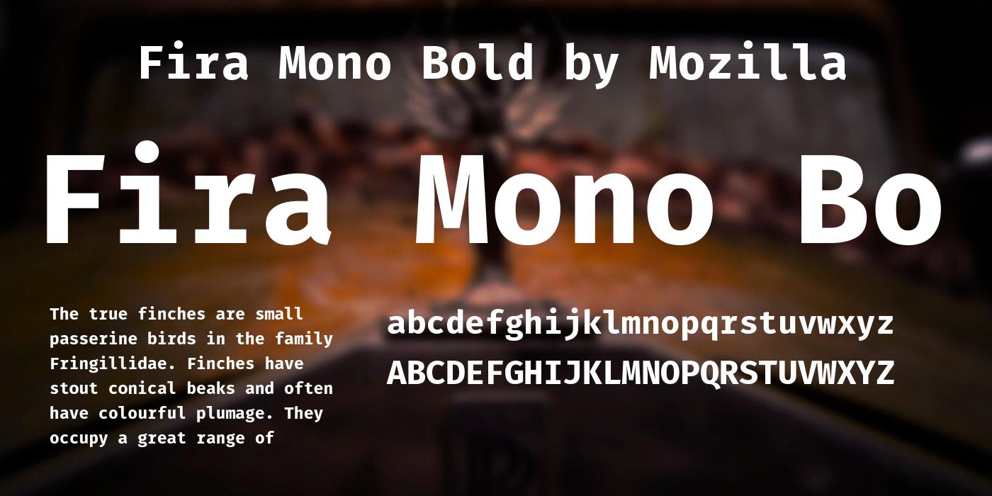 Przykładowa czcionka Fira Mono #2