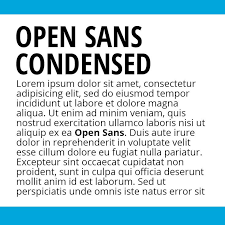 Przykładowa czcionka Open Sans Condensed #2