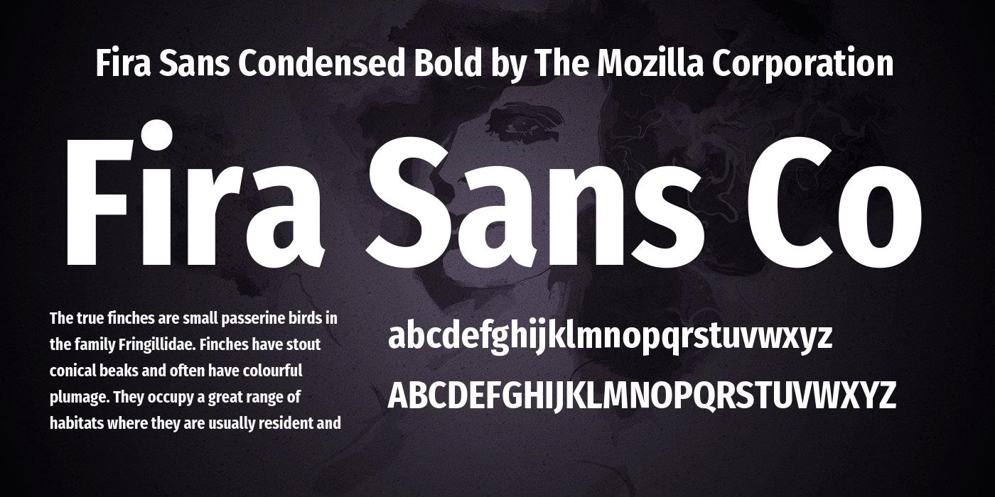Przykładowa czcionka Fira Sans Condensed #2