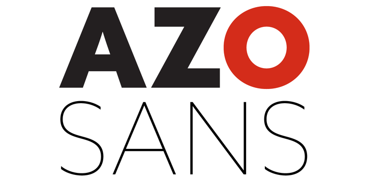 Przykładowa czcionka Azo Sans #2