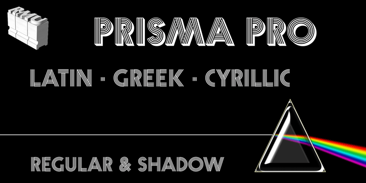 Przykładowa czcionka Prisma Pro #4