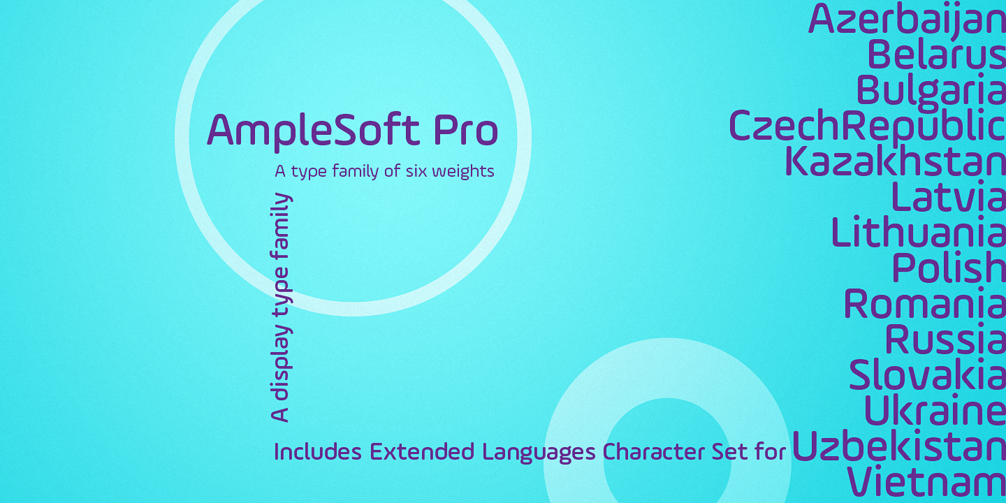 Przykładowa czcionka Ample Soft Pro #2