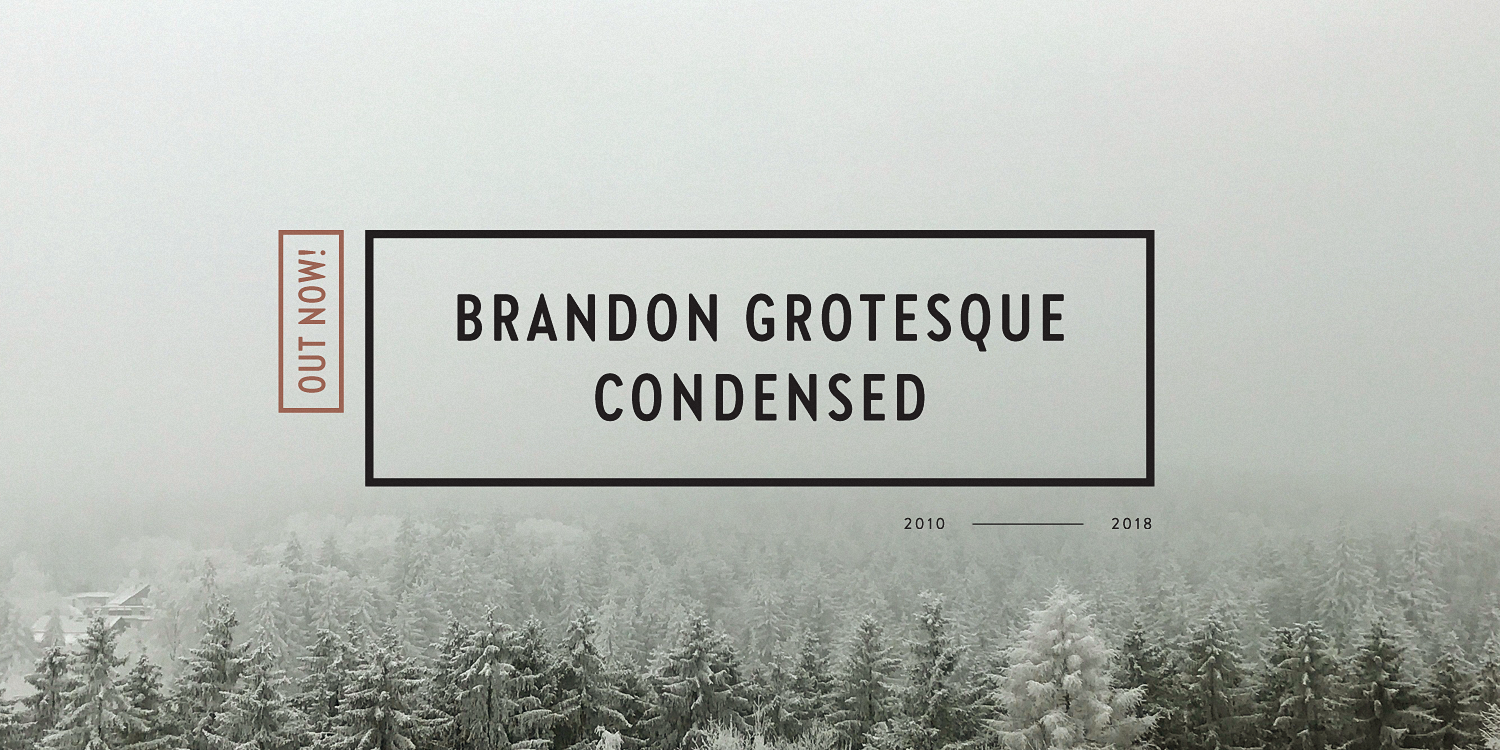Przykładowa czcionka Brandon Grotesque Condensed #2