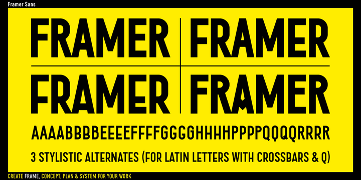 Przykładowa czcionka Framer Sans #5
