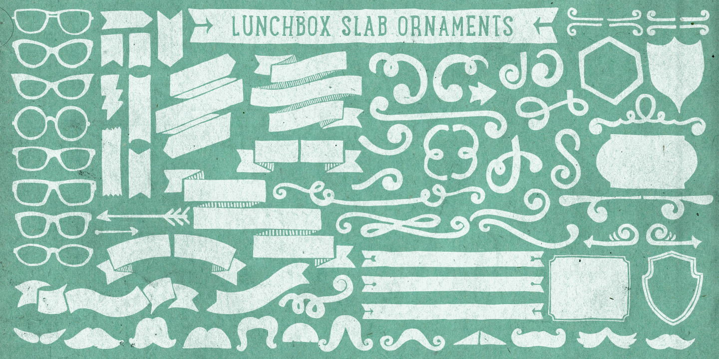 Przykładowa czcionka LunchBox Slab #11