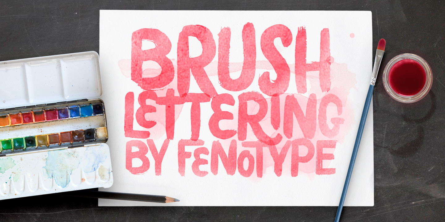 Przykładowa czcionka Poster Brush #10
