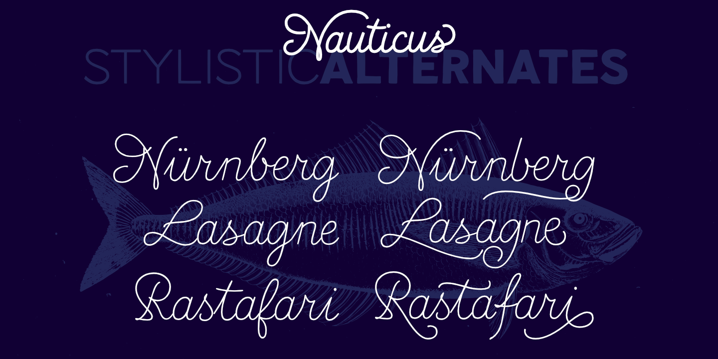 Przykładowa czcionka Nauticus Sans #3