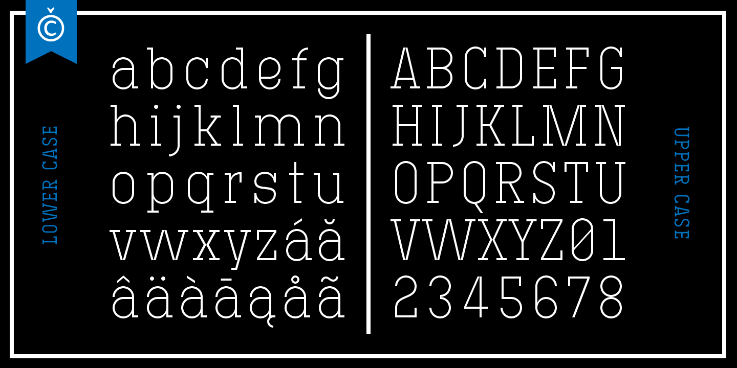 Przykładowa czcionka Technik Serif #3