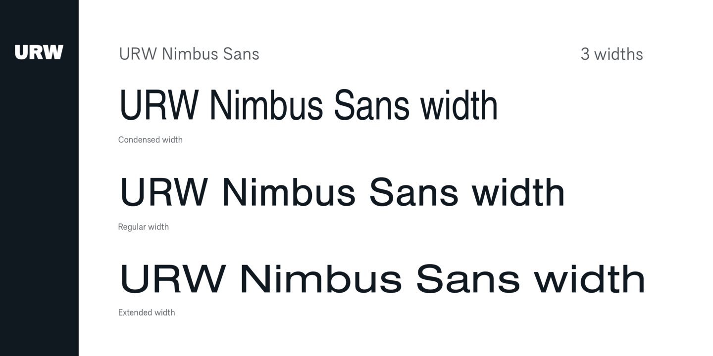 Przykładowa czcionka Nimbus Sans CHS #4