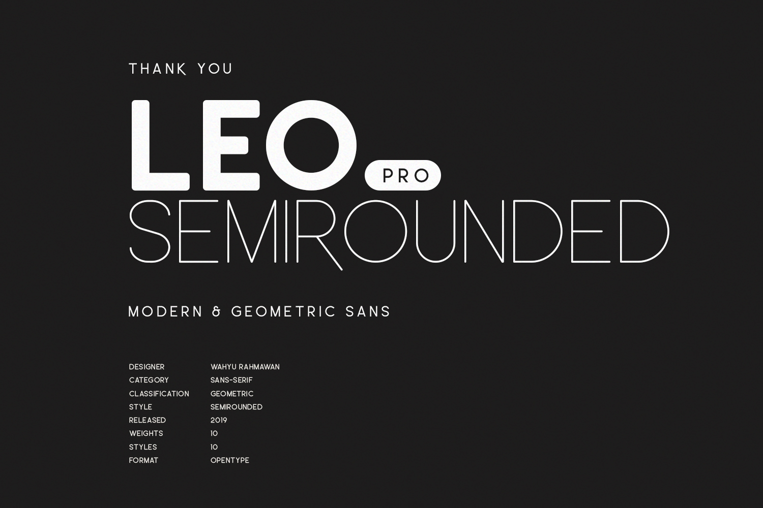 Przykładowa czcionka Leo SemiRounded Pro #8