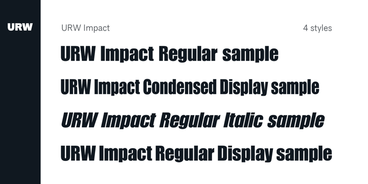 Przykładowa czcionka Impact #3