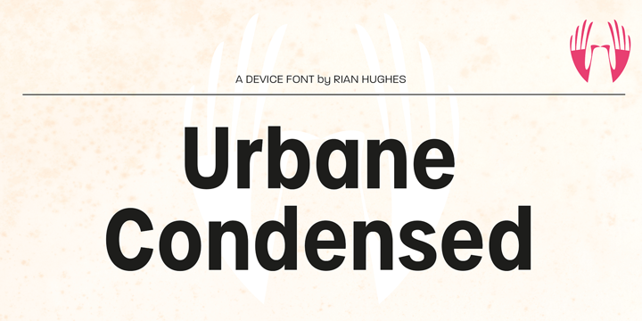 Przykładowa czcionka Urbane Condensed #2