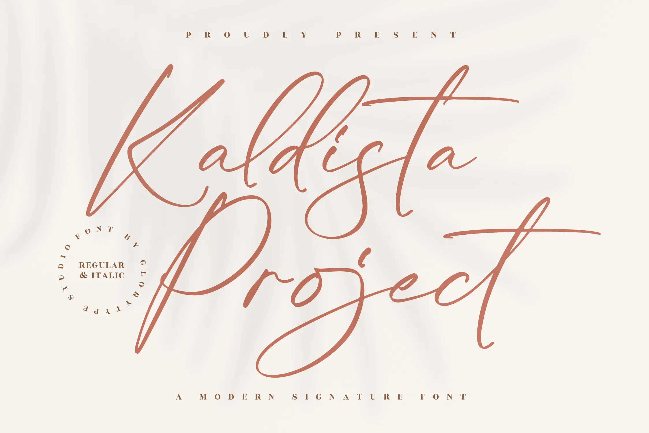 Przykładowa czcionka Kaldista Project #2