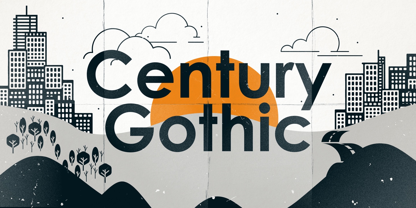 Przykładowa czcionka Century Gothic #1