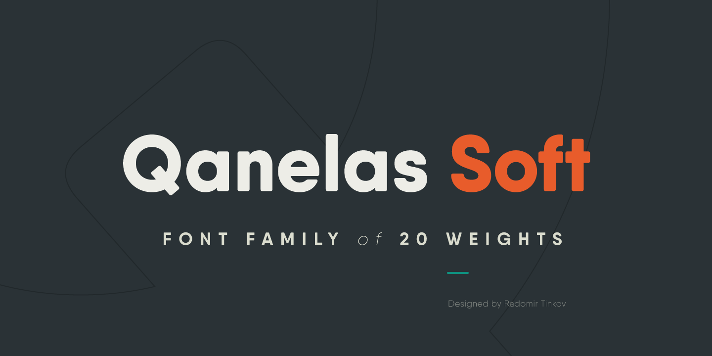 Przykładowa czcionka Qanelas Soft #1