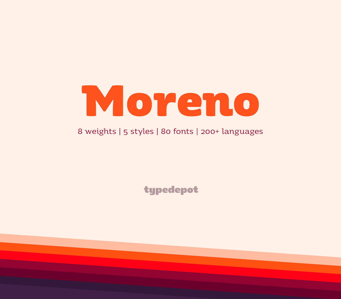 Przykładowa czcionka Moreno #1