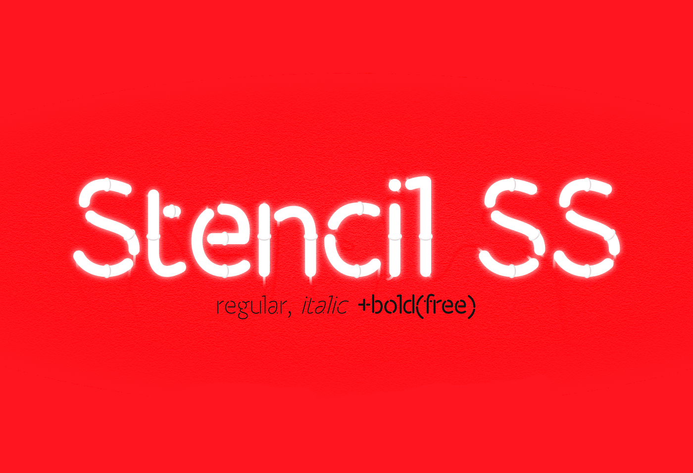 Przykładowa czcionka Stencil SS Bold #1