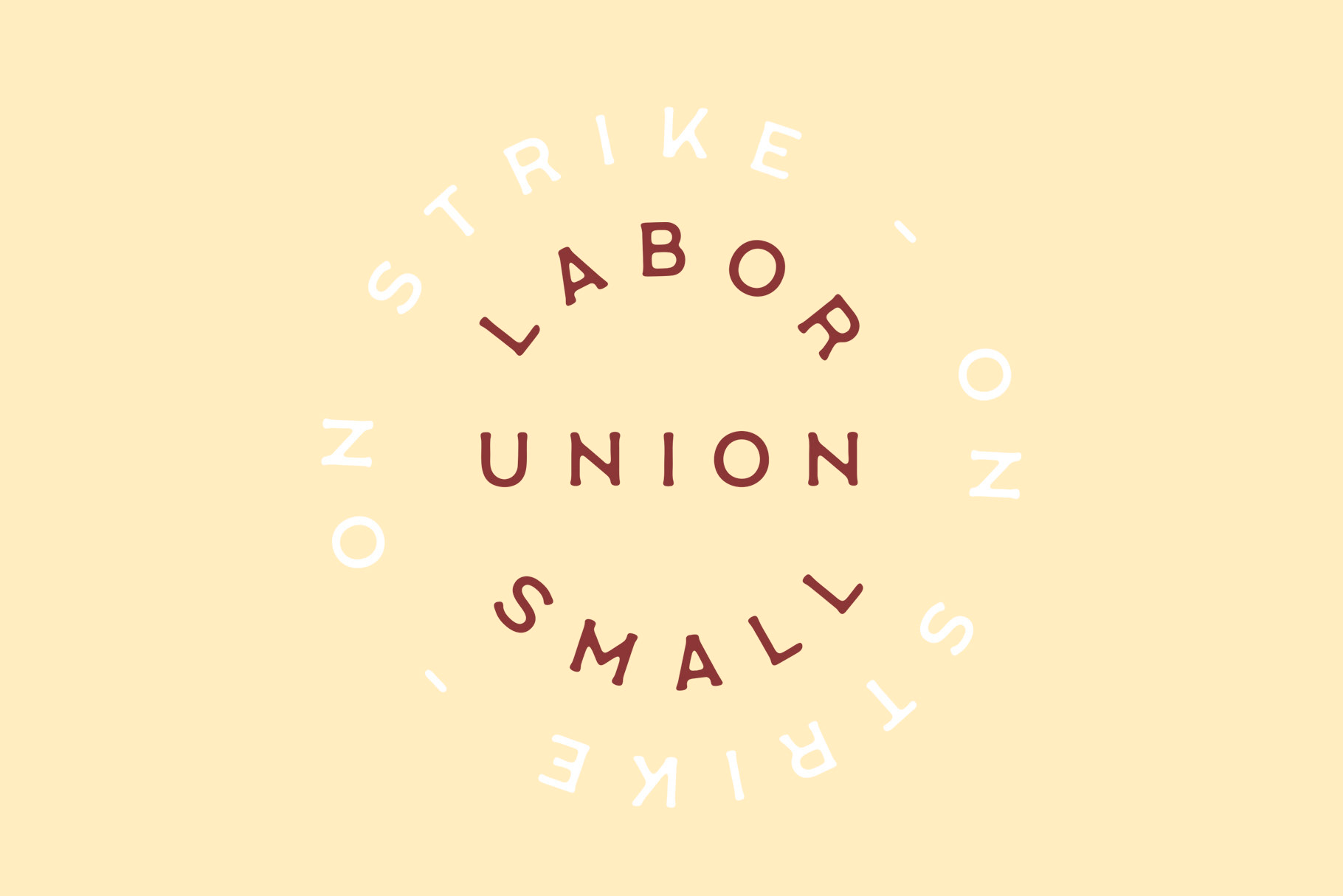 Przykładowa czcionka Labor Union Small #1