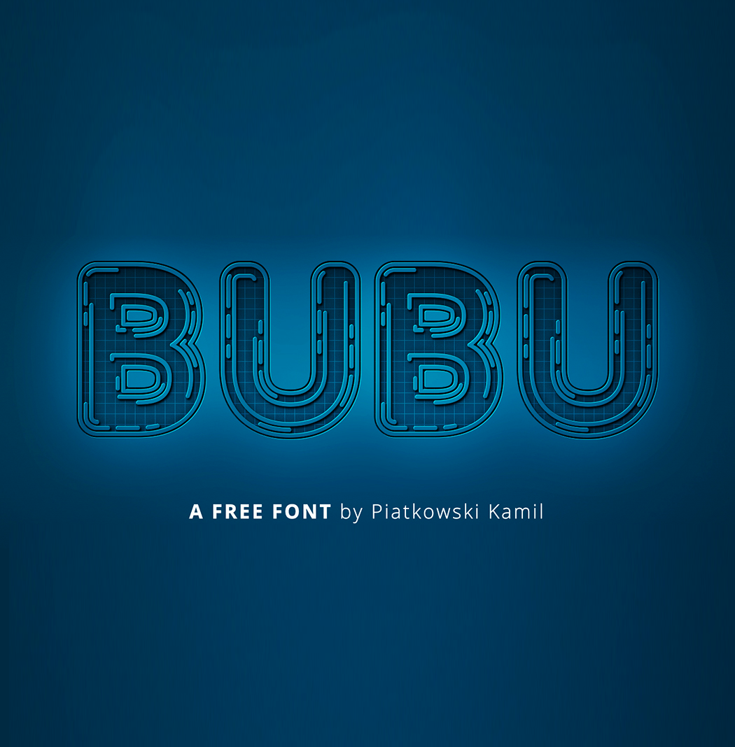 Przykładowa czcionka BUBU #1