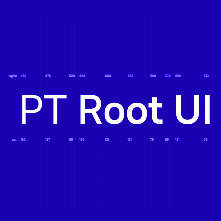 Przykładowa czcionka PT Root UI #1