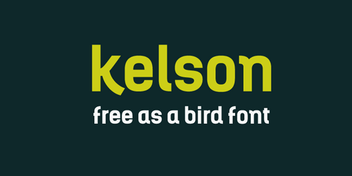 Przykładowa czcionka Kelson Sans #1