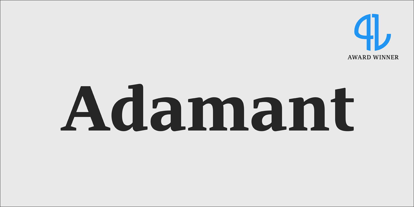 Przykładowa czcionka PF Adamant Pro #1