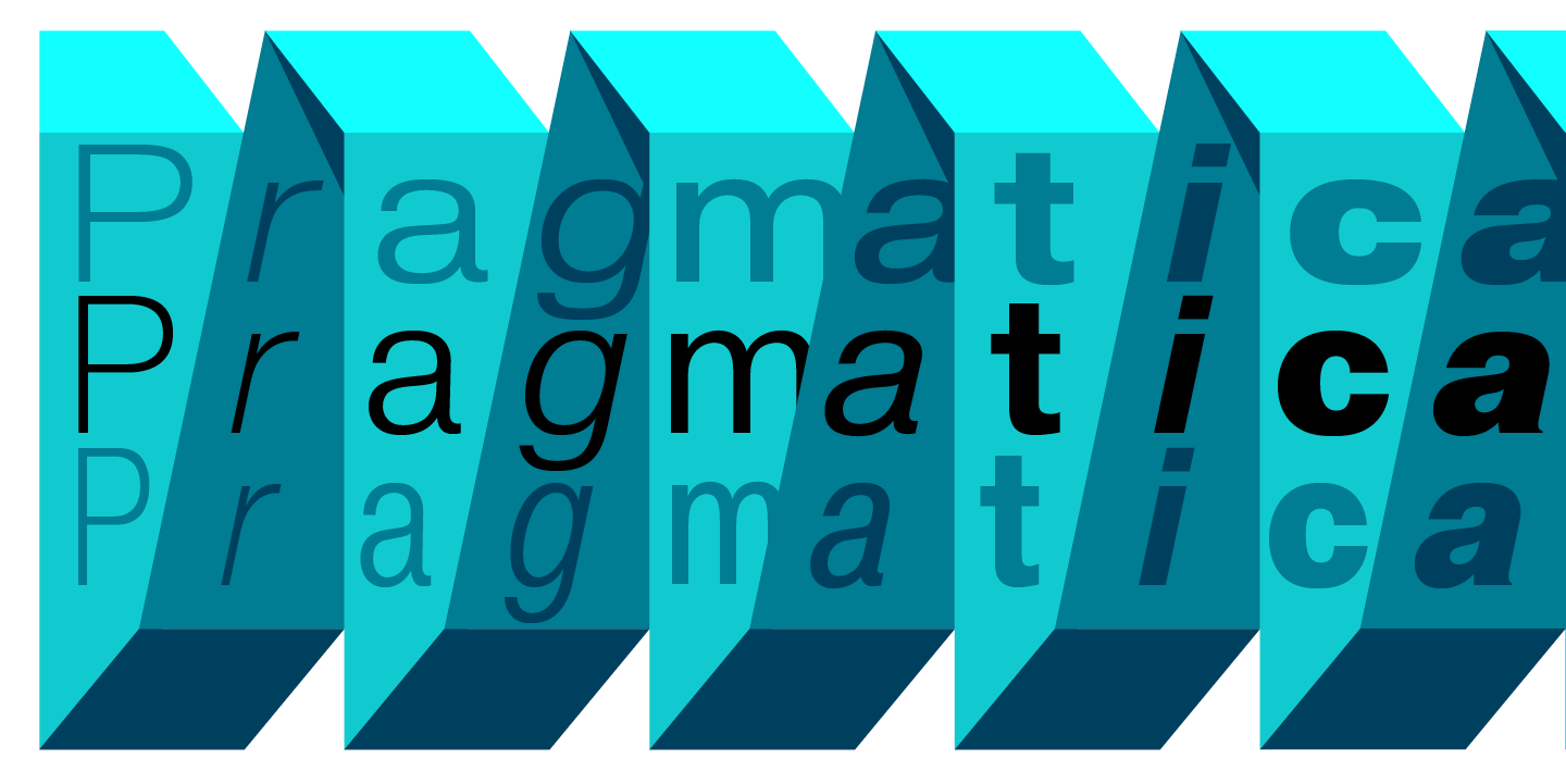 Przykładowa czcionka Pragmatica #1