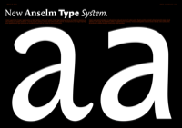 Przykładowa czcionka Anselm Sans #1