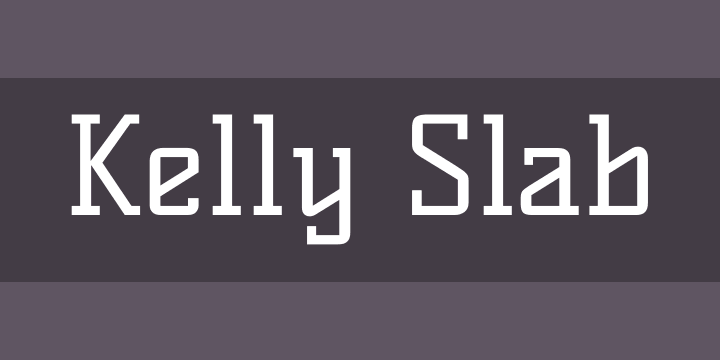 Przykładowa czcionka Kelly Slab #1