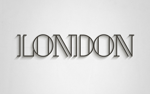 Przykładowa czcionka London #1