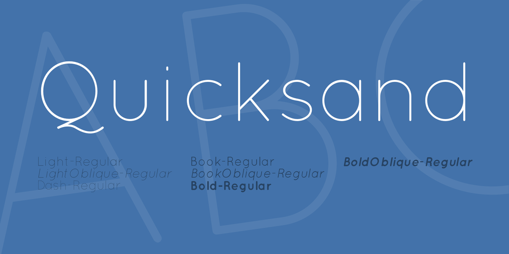 Przykładowa czcionka Quicksand #1