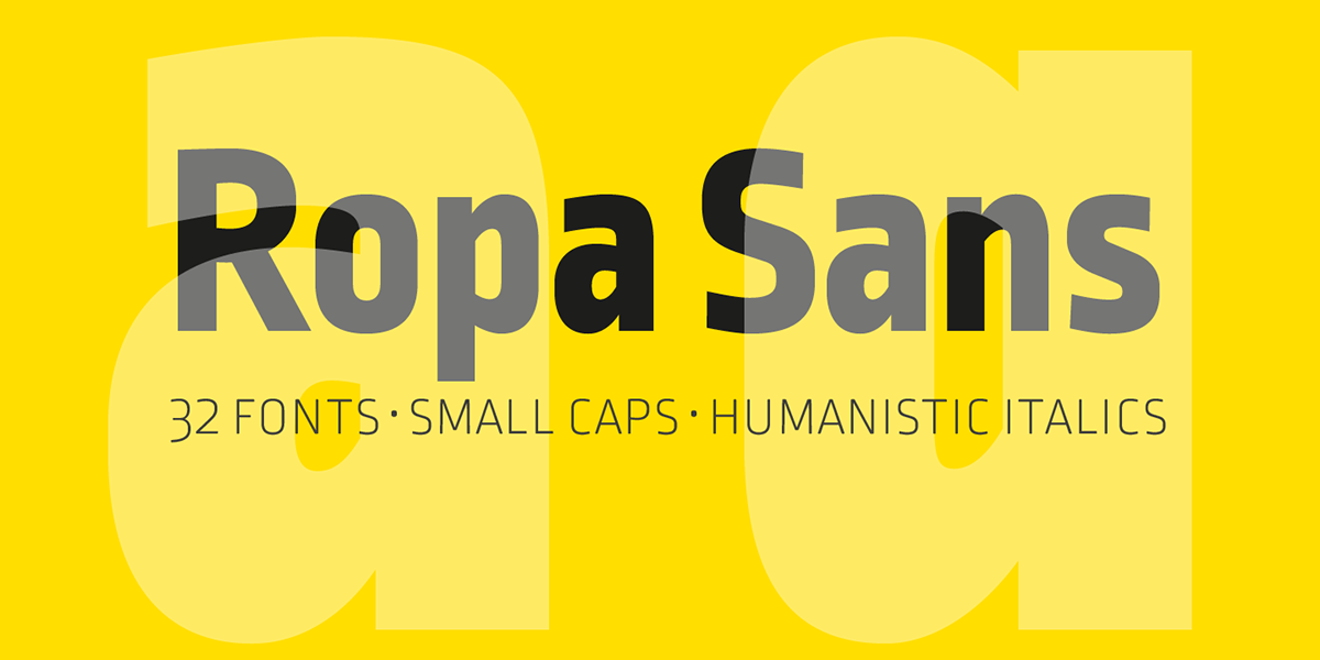 Przykładowa czcionka Ropa Sans #1