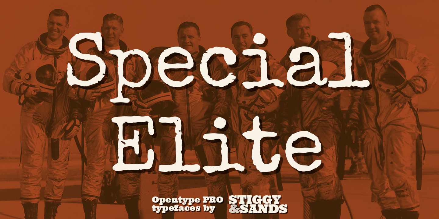 Przykładowa czcionka Special Elite #1