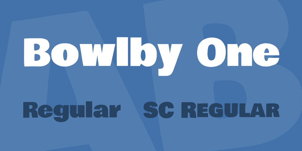 Przykładowa czcionka Bowlby One SC #1