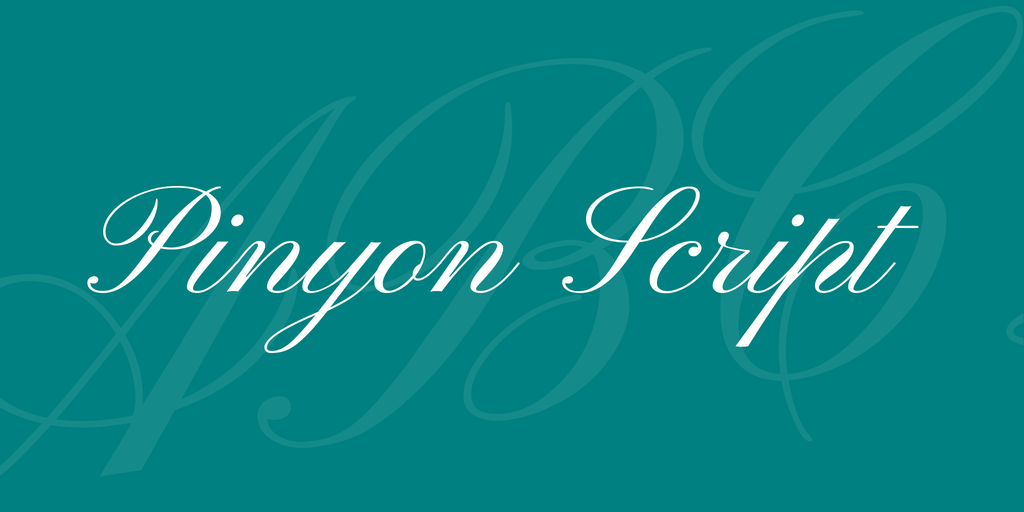 Czcionka Pinyon Script