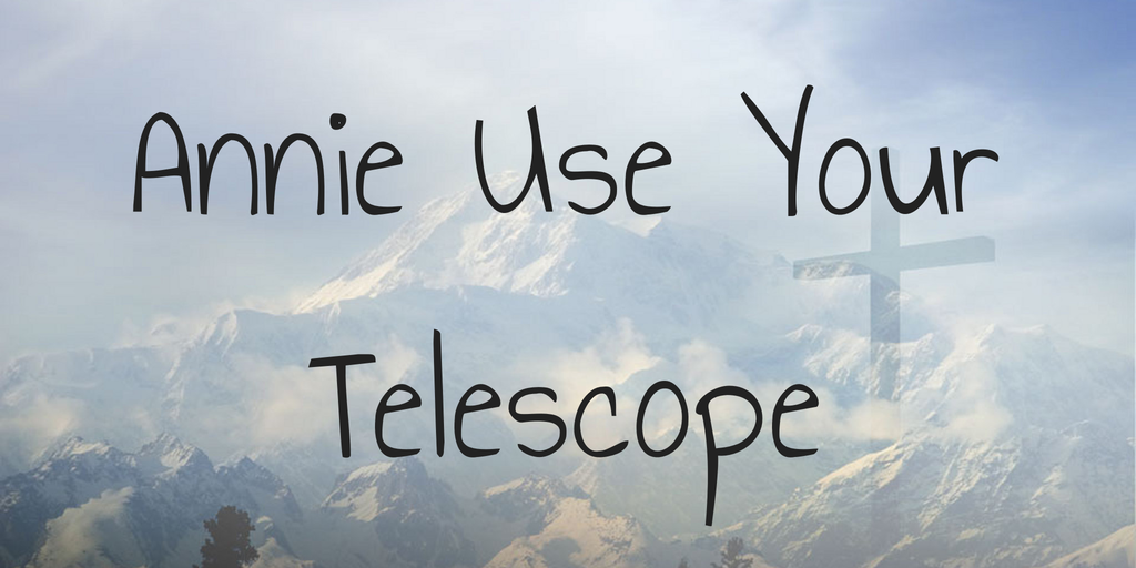 Przykładowa czcionka Annie Use Your Telescope #1