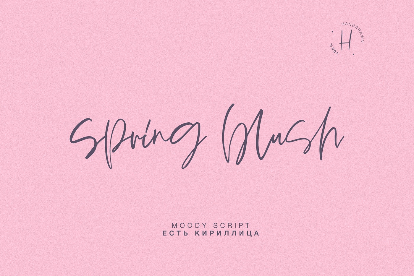 Przykładowa czcionka Spring blush #1