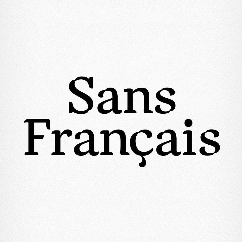 Przykładowa czcionka Sans Francais #1