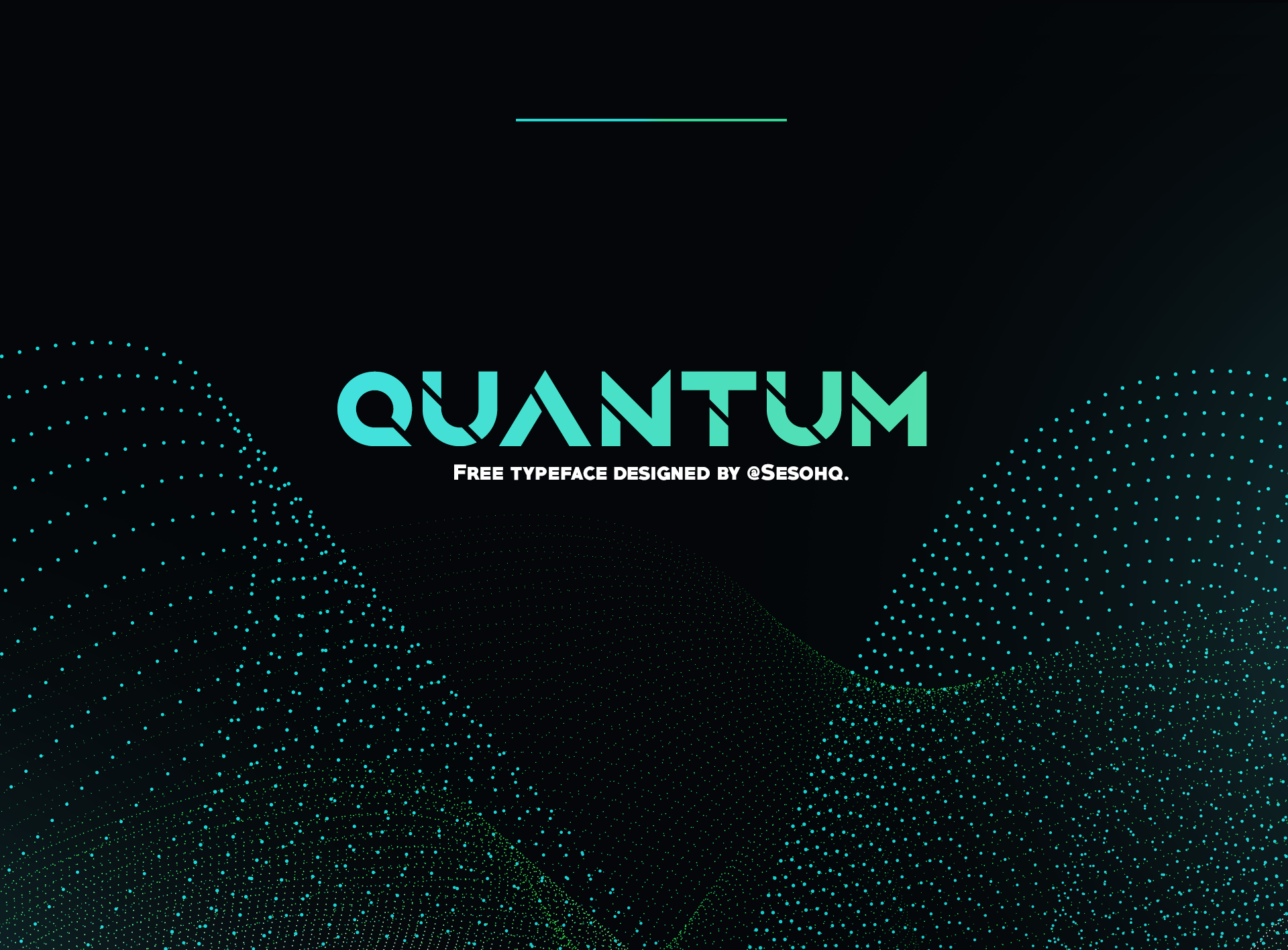 Przykładowa czcionka Quantum #1