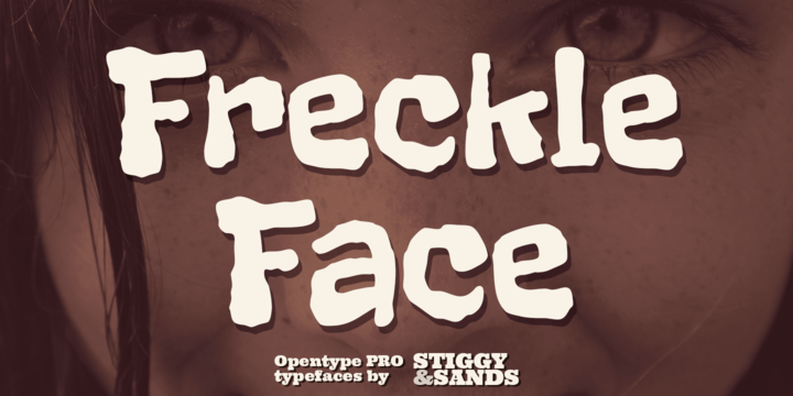 Przykładowa czcionka Freckle Face #1