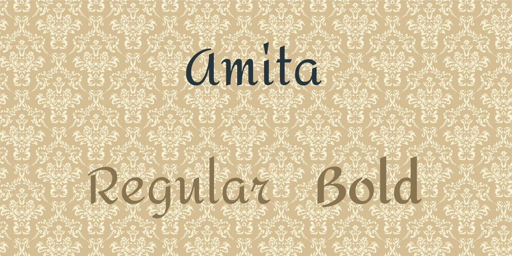 Przykładowa czcionka Amita #1