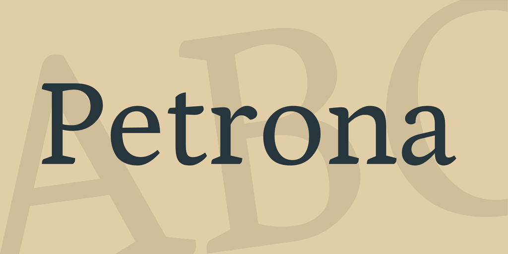 Przykładowa czcionka Petrona #1