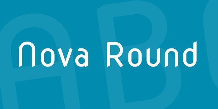 Przykładowa czcionka Nova Round #1