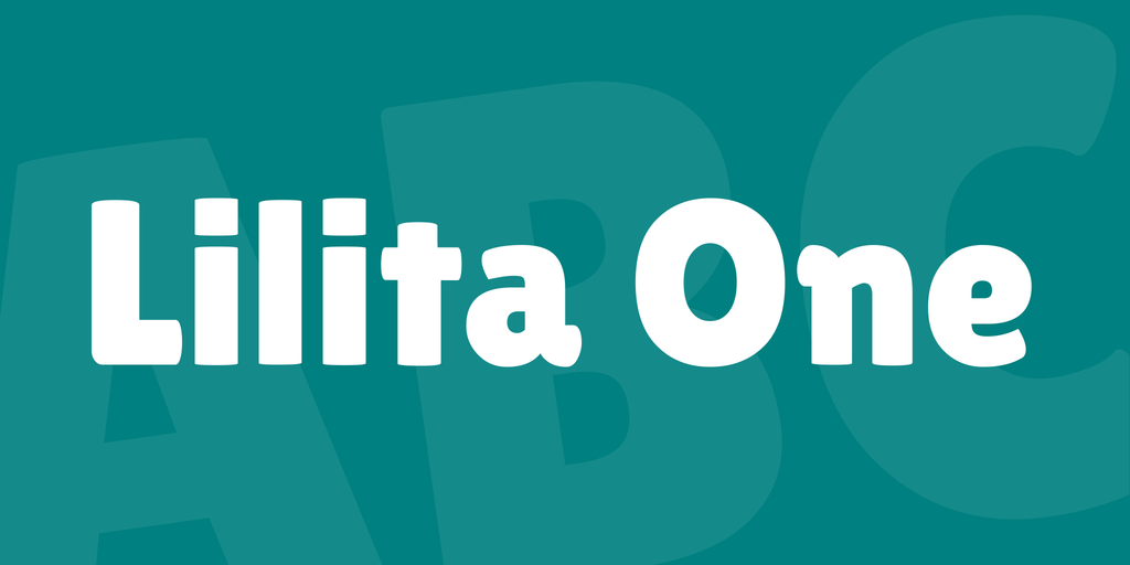 Przykładowa czcionka Lilita One #1