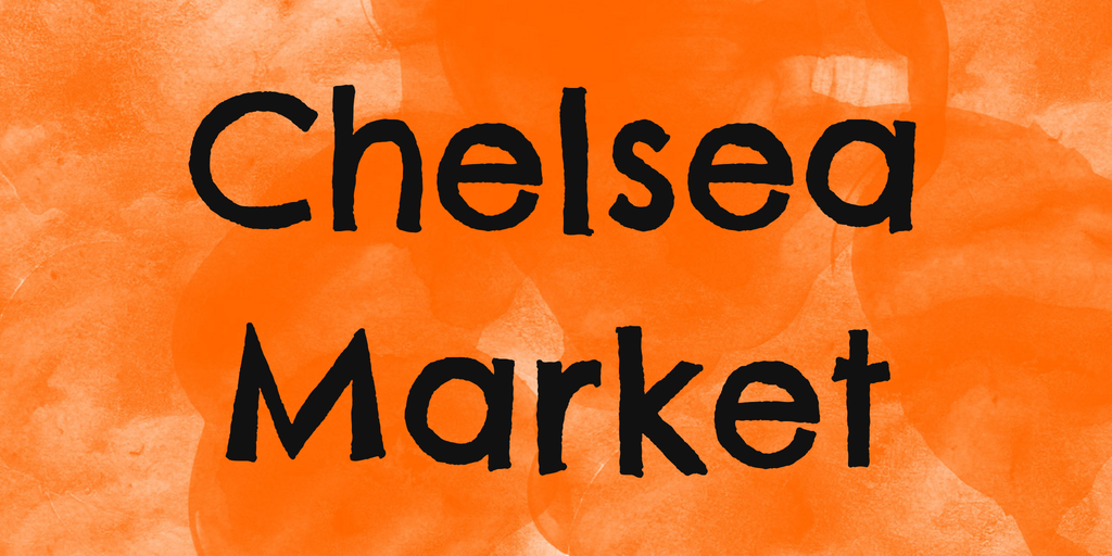 Przykładowa czcionka Chelsea Market #1