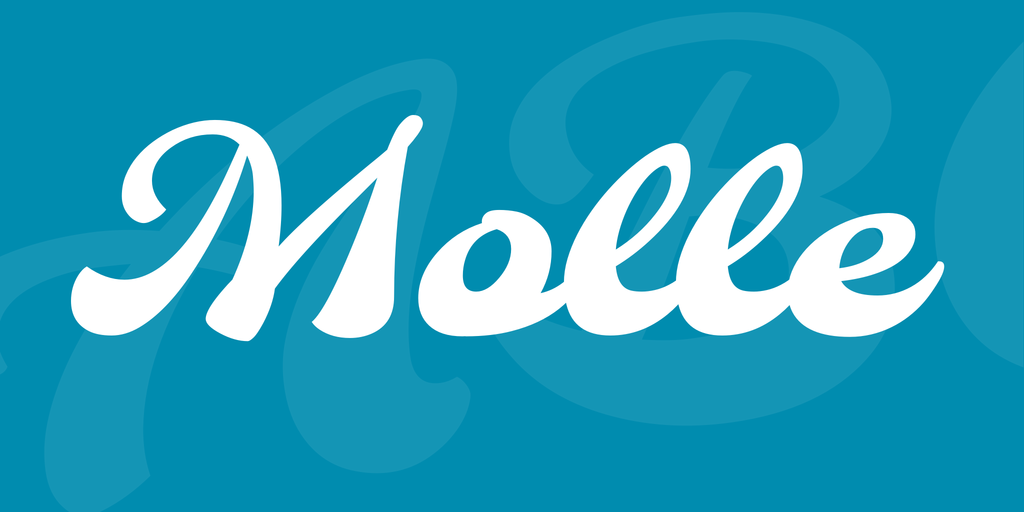 Przykładowa czcionka Molle #1
