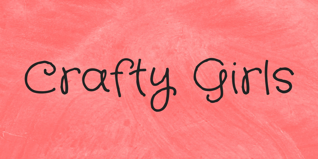 Przykładowa czcionka Crafty Girls #1